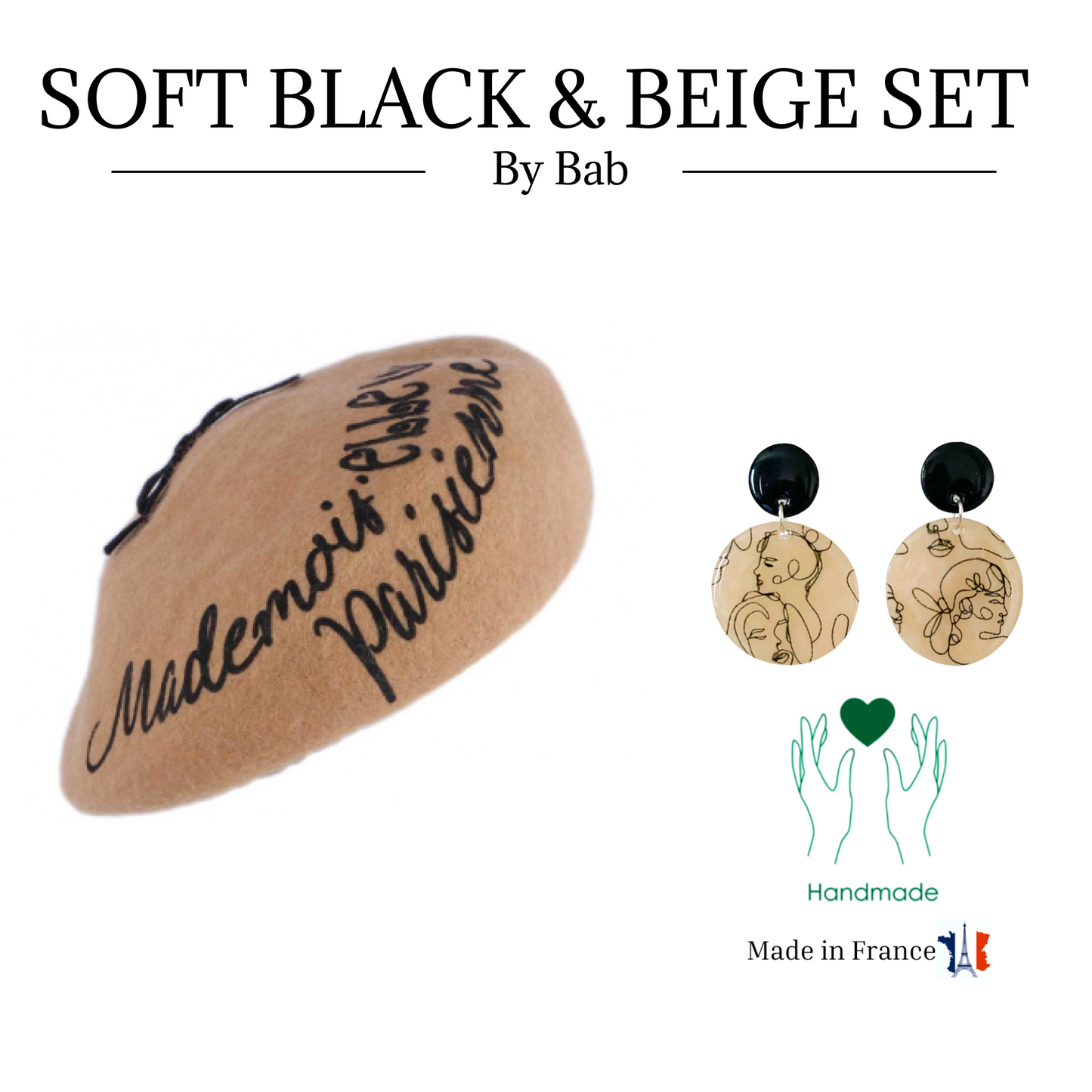 SOFT BLACK & BEIGE SET