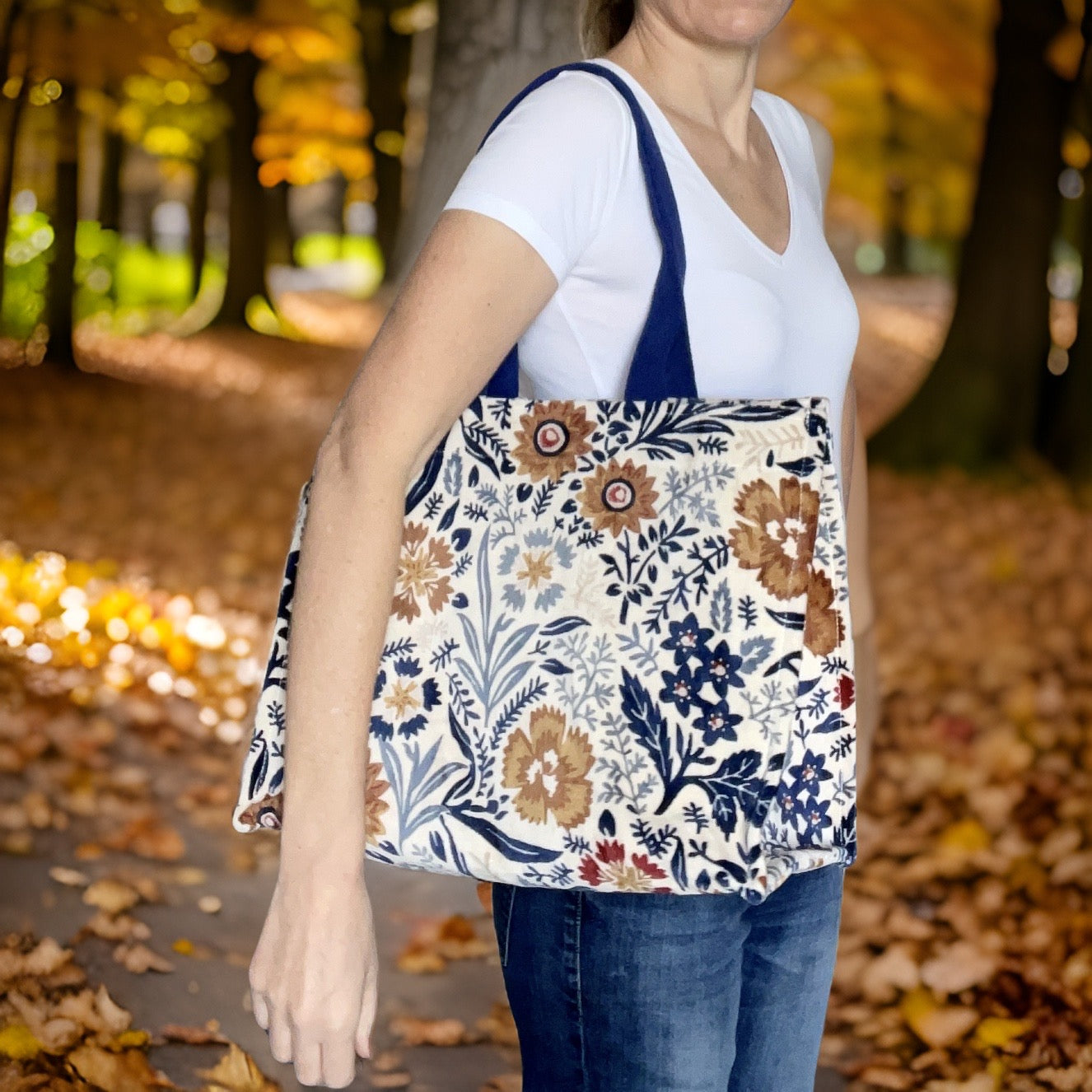 Organic Fall color Tote bag