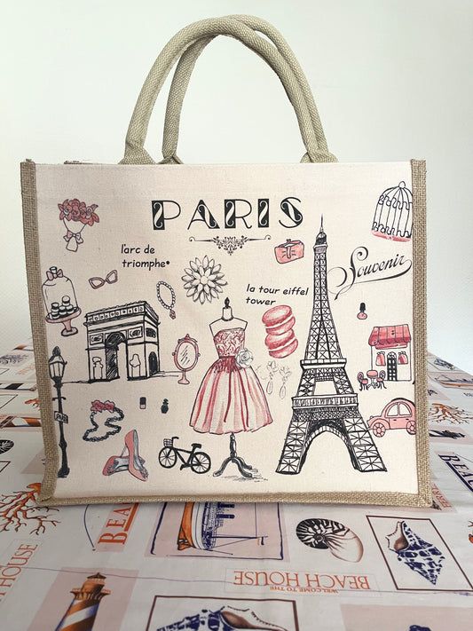tote Bag with Paris french chic