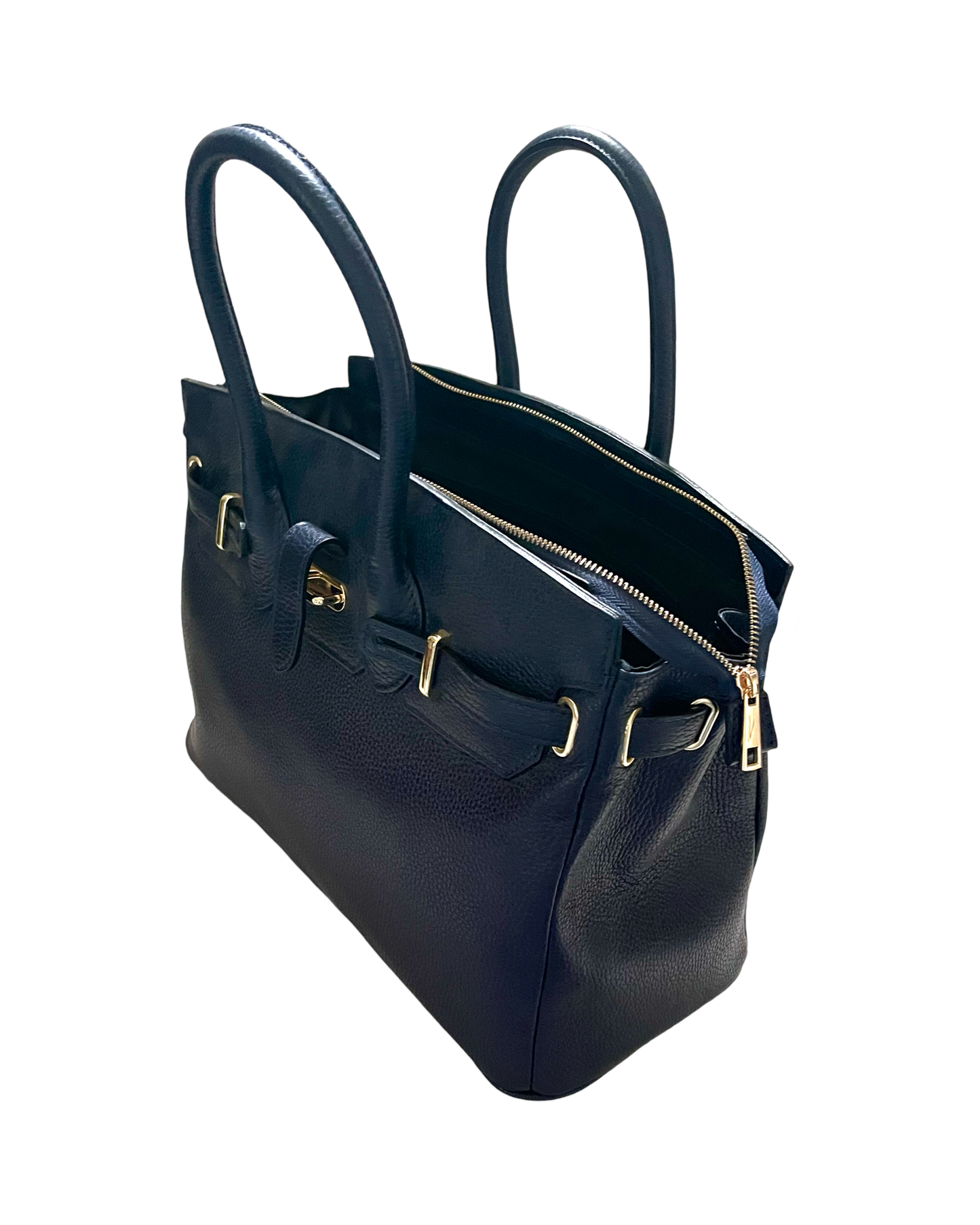 DARK BLUE FRENCH TOTE