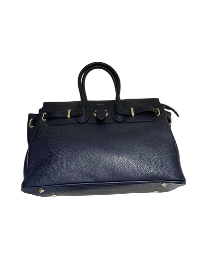 DARK BLUE FRENCH TOTE